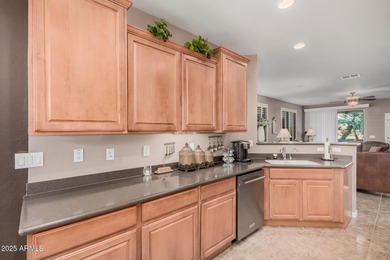 Immaculate single-level home with a bright, open floor plan on The Golf Club At Johnson Ranch in Arizona - for sale on GolfHomes.com, golf home, golf lot