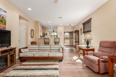 EXPLORE INSPIRED RESORT LIVING w/ this cozy Jubilance model on Poston Butte Golf Club in Arizona - for sale on GolfHomes.com, golf home, golf lot