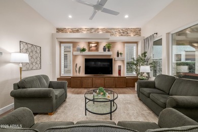 Highly upgraded and well-maintained Solaris model located on the on Tuscany Falls At Pebble Creek in Arizona - for sale on GolfHomes.com, golf home, golf lot