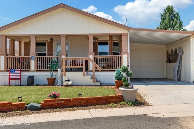 Nicely upgraded Prepper-Focused home offered in this 55+ active on Prescott Golf and Country Club in Arizona - for sale on GolfHomes.com, golf home, golf lot