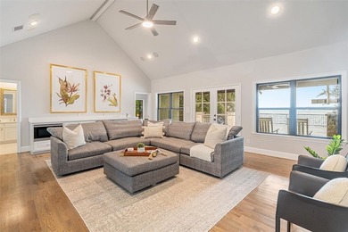 Welcome home to a beautifully revived waterfront estate in gated on Pinnacle Golf and Boat Club in Texas - for sale on GolfHomes.com, golf home, golf lot