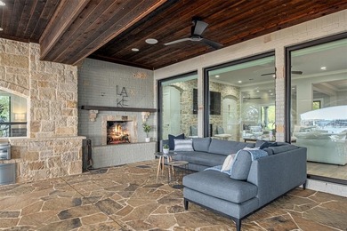 Welcome home to a beautifully revived waterfront estate in gated on Pinnacle Golf and Boat Club in Texas - for sale on GolfHomes.com, golf home, golf lot