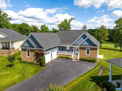 Custom built golf front home with 2 x 6 walls, courtyard parking on Spring Creek Golf Club in Virginia - for sale on GolfHomes.com, golf home, golf lot