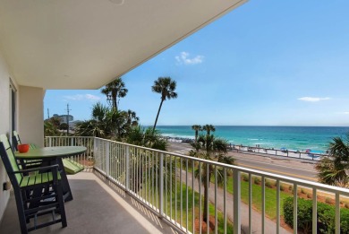 Awesome Gulf  beach views from this 2nd Floor 2 bedroom and 2 on Seascape Golf Course in Florida - for sale on GolfHomes.com, golf home, golf lot