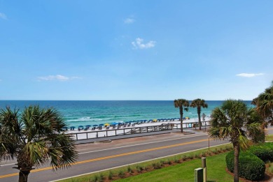 Awesome Gulf  beach views from this 2nd Floor 2 bedroom and 2 on Seascape Golf Course in Florida - for sale on GolfHomes.com, golf home, golf lot