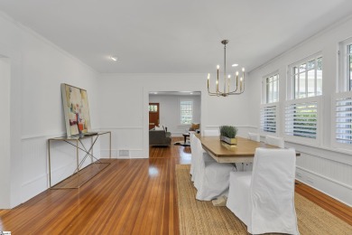 This fully renovated 4 bedroom, 2  1/2  bathroom bungalow blends on Greenville Country Club in South Carolina - for sale on GolfHomes.com, golf home, golf lot