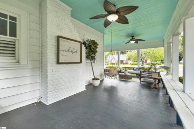 This fully renovated 4 bedroom, 2  1/2  bathroom bungalow blends on Greenville Country Club in South Carolina - for sale on GolfHomes.com, golf home, golf lot