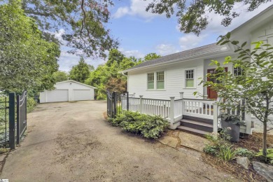 This fully renovated 4 bedroom, 2  1/2  bathroom bungalow blends on Greenville Country Club in South Carolina - for sale on GolfHomes.com, golf home, golf lot