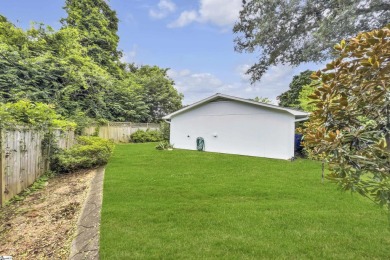 This fully renovated 4 bedroom, 2  1/2  bathroom bungalow blends on Greenville Country Club in South Carolina - for sale on GolfHomes.com, golf home, golf lot