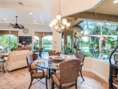 Gorgeous Kingon luxury home with high-end finishes, southern on Shadow Wood Country Club in Florida - for sale on GolfHomes.com, golf home, golf lot