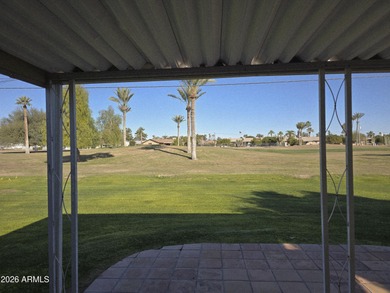 Panoramic golf course views in this desirable end-unit, 4-plex on Sun City South Golf Course in Arizona - for sale on GolfHomes.com, golf home, golf lot