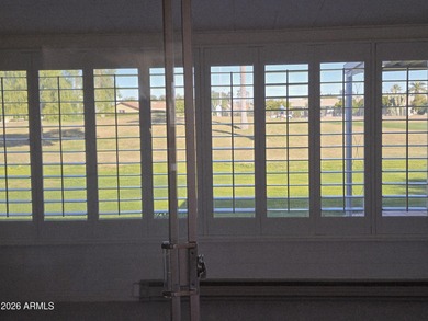 Panoramic golf course views in this desirable end-unit, 4-plex on Sun City South Golf Course in Arizona - for sale on GolfHomes.com, golf home, golf lot