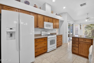 Beautifully maintained home in the 55+ golf course community of on Corte Bella Golf Club in Arizona - for sale on GolfHomes.com, golf home, golf lot