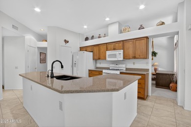 Beautifully maintained home in the 55+ golf course community of on Corte Bella Golf Club in Arizona - for sale on GolfHomes.com, golf home, golf lot