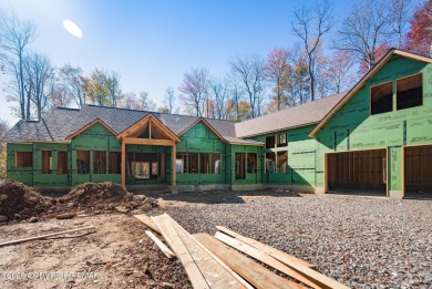 BRAND NEW LUXURY MOUNTAIN HOME Currently Under Construction on Lake Naomi Timber Trails Golf Club in Pennsylvania - for sale on GolfHomes.com, golf home, golf lot