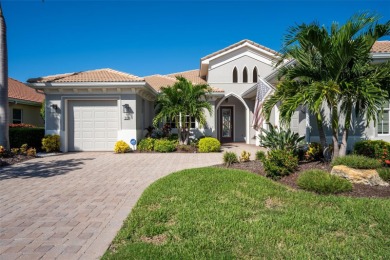 Nestled along the 2nd fairway behind the gates of The Venetian on Venetian Golf and River Club in Florida - for sale on GolfHomes.com, golf home, golf lot