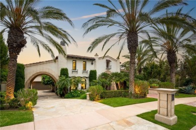 Nestled serenely on the front row, this extraordinary estate on  in California - for sale on GolfHomes.com, golf home, golf lot