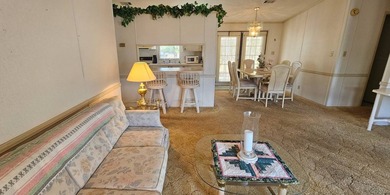 FURNISHED TURN KEY, OPEN BACKYARD Florida 2 bedroom 2 bath home on Zephyrhills Municipal Golf Course in Florida - for sale on GolfHomes.com, golf home, golf lot