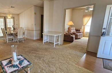 FURNISHED TURN KEY, OPEN BACKYARD Florida 2 bedroom 2 bath home on Zephyrhills Municipal Golf Course in Florida - for sale on GolfHomes.com, golf home, golf lot