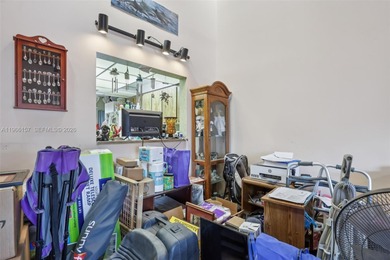 Step outside to your private backyard oasis with direct, serene on Davie Golf Club in Florida - for sale on GolfHomes.com, golf home, golf lot