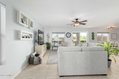 This 4BD/3BA model is a favorite for its downstairs bed/bath on Sundance Golf Club in Arizona - for sale on GolfHomes.com, golf home, golf lot