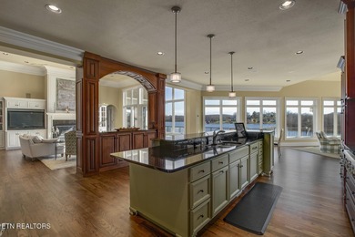 Custom built home with brick & stone exterior in premier on Tanasi Golf Course in Tennessee - for sale on GolfHomes.com, golf home, golf lot