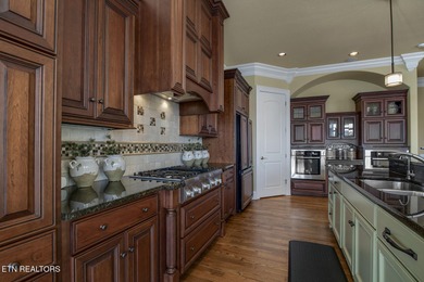 Custom built home with brick & stone exterior in premier on Tanasi Golf Course in Tennessee - for sale on GolfHomes.com, golf home, golf lot