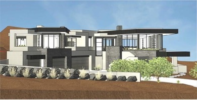 Experience elevated desert living in this remarkable custom home on Entrada at Snow Canyon in Utah - for sale on GolfHomes.com, golf home, golf lot