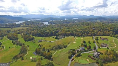 Picturesque 1.29-acre lot overlooks the 12th green, featuring a on Mountain Harbour Golf Club in North Carolina - for sale on GolfHomes.com, golf home, golf lot