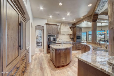 This high-quality custom home with sunset views in guard-gated on Mirabel Golf Club in Arizona - for sale on GolfHomes.com, golf home, golf lot