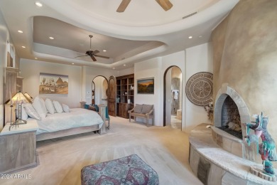 This high-quality custom home with sunset views in guard-gated on Mirabel Golf Club in Arizona - for sale on GolfHomes.com, golf home, golf lot