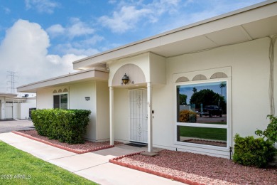 Charming single-level condo in the sought-after Sun City is now on Sun City Lakes West and East in Arizona - for sale on GolfHomes.com, golf home, golf lot