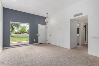 Charming single-level condo in the sought-after Sun City is now on Sun City Lakes West and East in Arizona - for sale on GolfHomes.com, golf home, golf lot