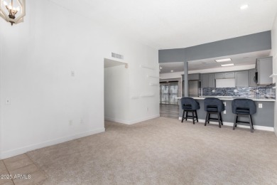 Charming single-level condo in the sought-after Sun City is now on Sun City Lakes West and East in Arizona - for sale on GolfHomes.com, golf home, golf lot