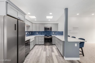 Charming single-level condo in the sought-after Sun City is now on Sun City Lakes West and East in Arizona - for sale on GolfHomes.com, golf home, golf lot