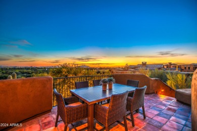 This high-quality custom home with sunset views in guard-gated on Mirabel Golf Club in Arizona - for sale on GolfHomes.com, golf home, golf lot