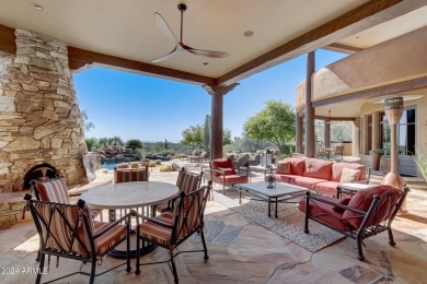 This high-quality custom home with sunset views in guard-gated on Mirabel Golf Club in Arizona - for sale on GolfHomes.com, golf home, golf lot