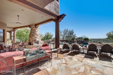 This high-quality custom home with sunset views in guard-gated on Mirabel Golf Club in Arizona - for sale on GolfHomes.com, golf home, golf lot