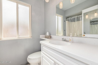 Step into this lovingly cared-for 2-bedroom, 2-bathroom home in on Sun City Lakes West and East in Arizona - for sale on GolfHomes.com, golf home, golf lot