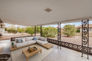 Step into this lovingly cared-for 2-bedroom, 2-bathroom home in on Sun City Lakes West and East in Arizona - for sale on GolfHomes.com, golf home, golf lot