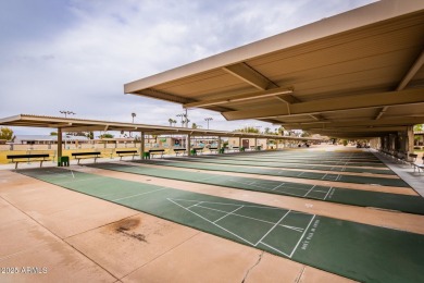 Step into this lovingly cared-for 2-bedroom, 2-bathroom home in on Sun City Lakes West and East in Arizona - for sale on GolfHomes.com, golf home, golf lot