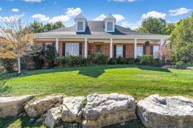 Custom ranch adjacent to the driving range in the Legends Golf on Country Club at the Legends in Missouri - for sale on GolfHomes.com, golf home, golf lot