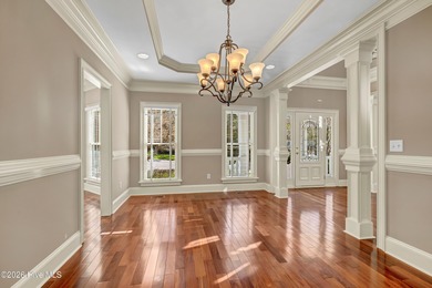 Grand home on the #6 hole of the Jack Nicklaus golf course in on Country Club of Landfall in North Carolina - for sale on GolfHomes.com, golf home, golf lot