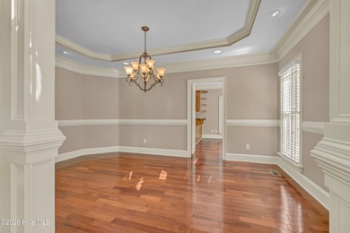 Grand home on the #6 hole of the Jack Nicklaus golf course in on Country Club of Landfall in North Carolina - for sale on GolfHomes.com, golf home, golf lot