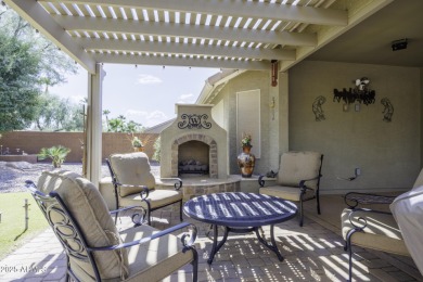 Stunning home with golf course and mountain views in gated adult on Robson Ranch Golf Club in Arizona - for sale on GolfHomes.com, golf home, golf lot