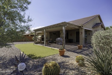 Stunning home with golf course and mountain views in gated adult on Robson Ranch Golf Club in Arizona - for sale on GolfHomes.com, golf home, golf lot