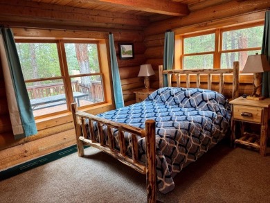This Rocky Mountain Log Home has it all! Great value with this 2 on Double Arrow Lodge in Montana - for sale on GolfHomes.com, golf home, golf lot