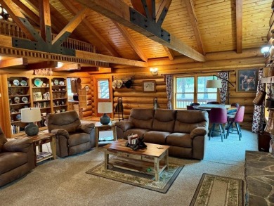 This Rocky Mountain Log Home has it all! Great value with this 2 on Double Arrow Lodge in Montana - for sale on GolfHomes.com, golf home, golf lot