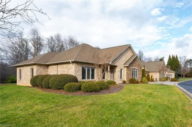 Welcome to this hard to find ONE LEVEL Brick Luxury Stone on Jamestown Park Golf Course in North Carolina - for sale on GolfHomes.com, golf home, golf lot