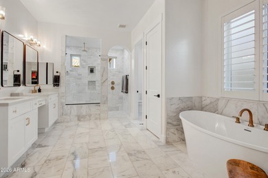 Built in 2022, this exceptional Bellago residence is located on Superstition Mountain Club - Lost Gold in Arizona - for sale on GolfHomes.com, golf home, golf lot